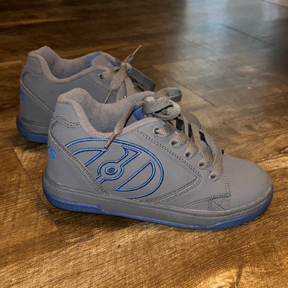 Heelys Charcoal and Blue Kids Sneakers